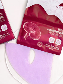 DR.PLANT Ganoderma Multi-Effect Anti-Aging  Lifting Mask ліфтинг маска-корсет для обличчя з  екстрактом рейші, 1 шт