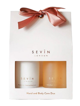 SEVIN LONDON Подарунковий набір Marble Black Hand and Body Duo Set (300 мл + 300мл)