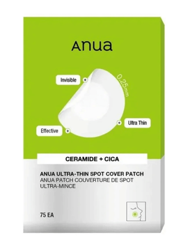 Ультратонкі патчі від висипань ANUA Ultra Thin Spot Cover Patch 75 шт