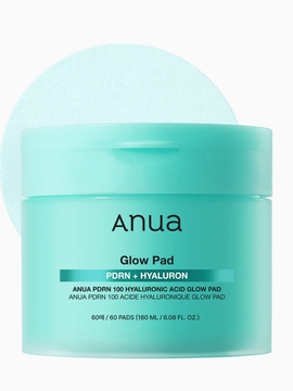 Зволожуючі тонер-педи з гіалуроновою кислотою ANUA PDRN 100 Hyaluronic Acid Glow Pad 60 шт