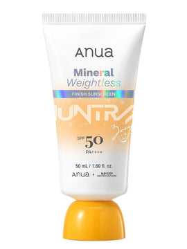 Мінеральний невагомий сонцезахисний крем Anua Mineral Weightless Finish Sunscreen SPF50 50мл