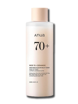 ANUA Rice 70 Glow Milky Toner Поживний молочний тонер з рисовим екстрактом та керамідами
