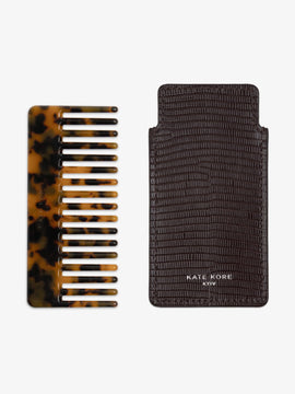 KATE KORE Hair Comb Гребінець для волосся темно-коричневий
