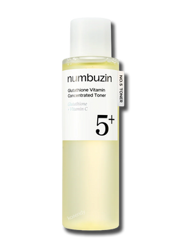 Numbuzin No.5+ Glutathione Vitamin Concentrated Toner Тонер для обличчя для зменшення пігментації та надання сяйва