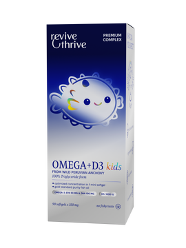 REVIVE AND TRIVE Дієтична добавка Omega + D3 kids