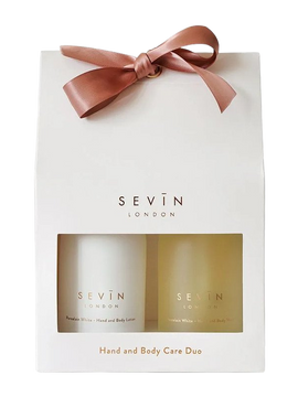 SEVIN LONDON Подарунковий набір Porcelain White Hand and Body Duo Set (300 мл + 300мл)